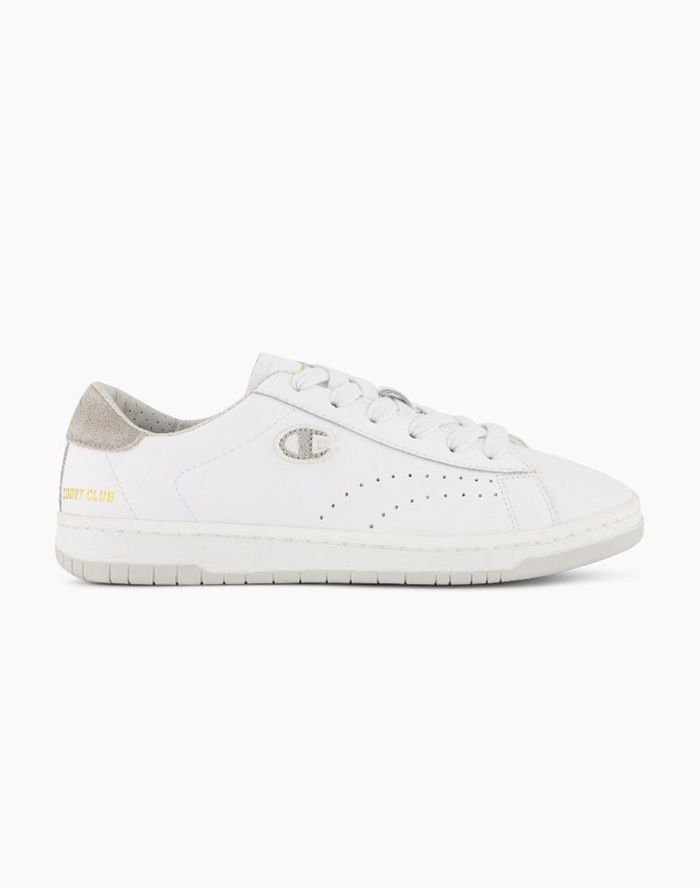 Zapatillas Champion Mujer - Club Court Colour Back Tab ( Blancas ) 6873120-QE